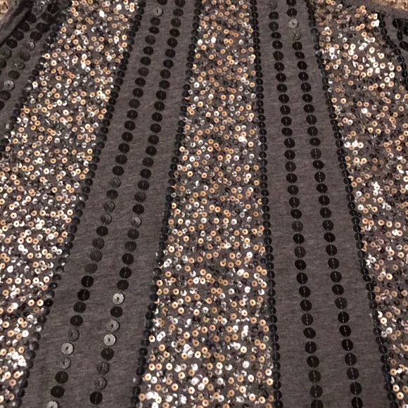 Gray Sequin Top - Picture 2 of 4